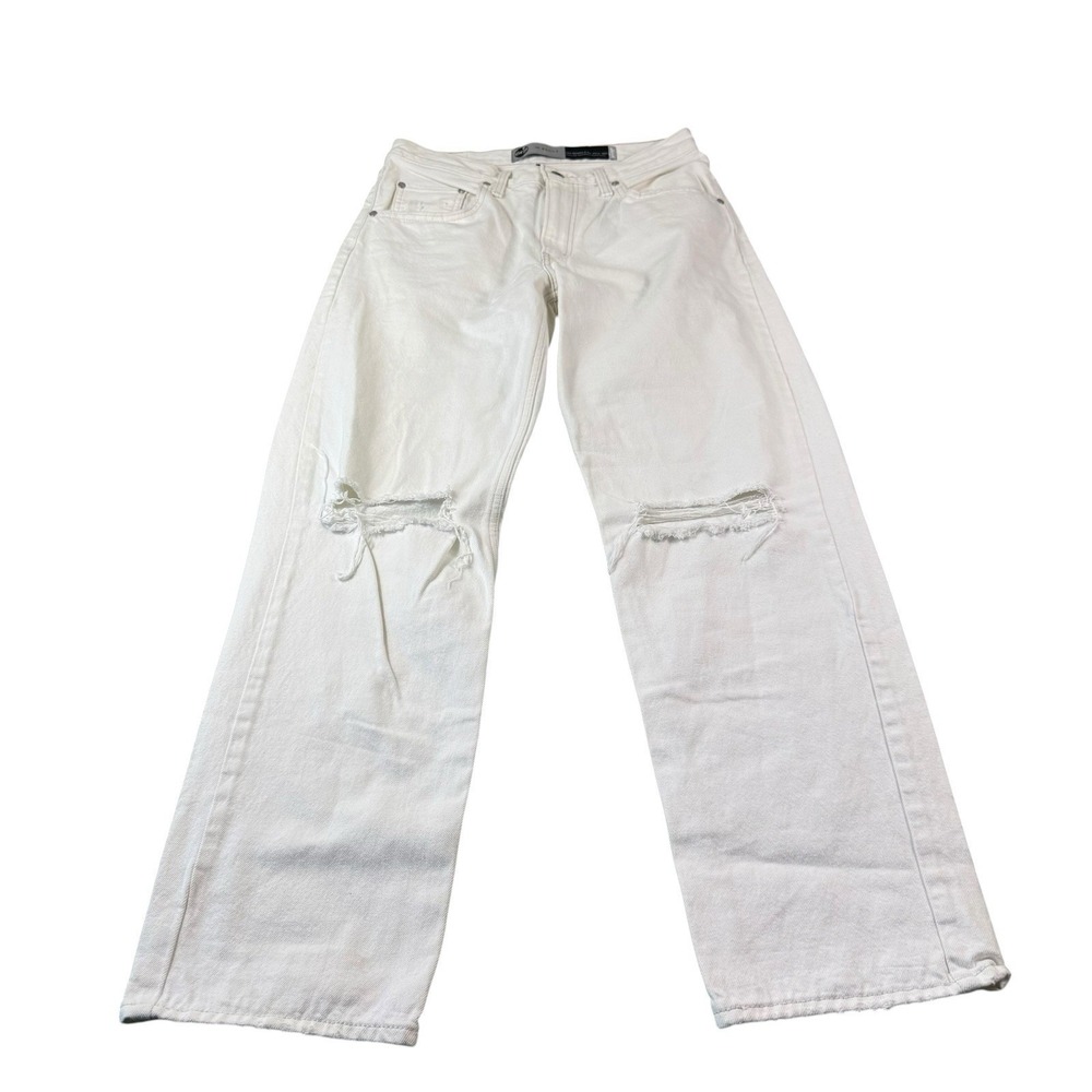 Levi's Silvertab White 94 Baggy Wide Leg Men's Jeans Size 30x31 Distressed